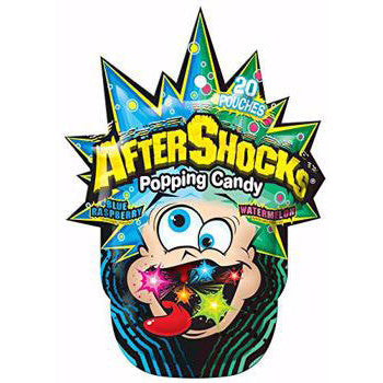 Aftershocks Popping Candy Blue Raspberry Watermelon (16 x 30g) - AmerikaanseGroothandel.nl