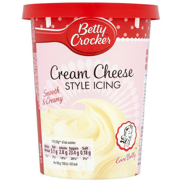 Betty Crocker Icing Cream Cheese Style (6 x 400g) - AmerikaanseGroothandel.nl