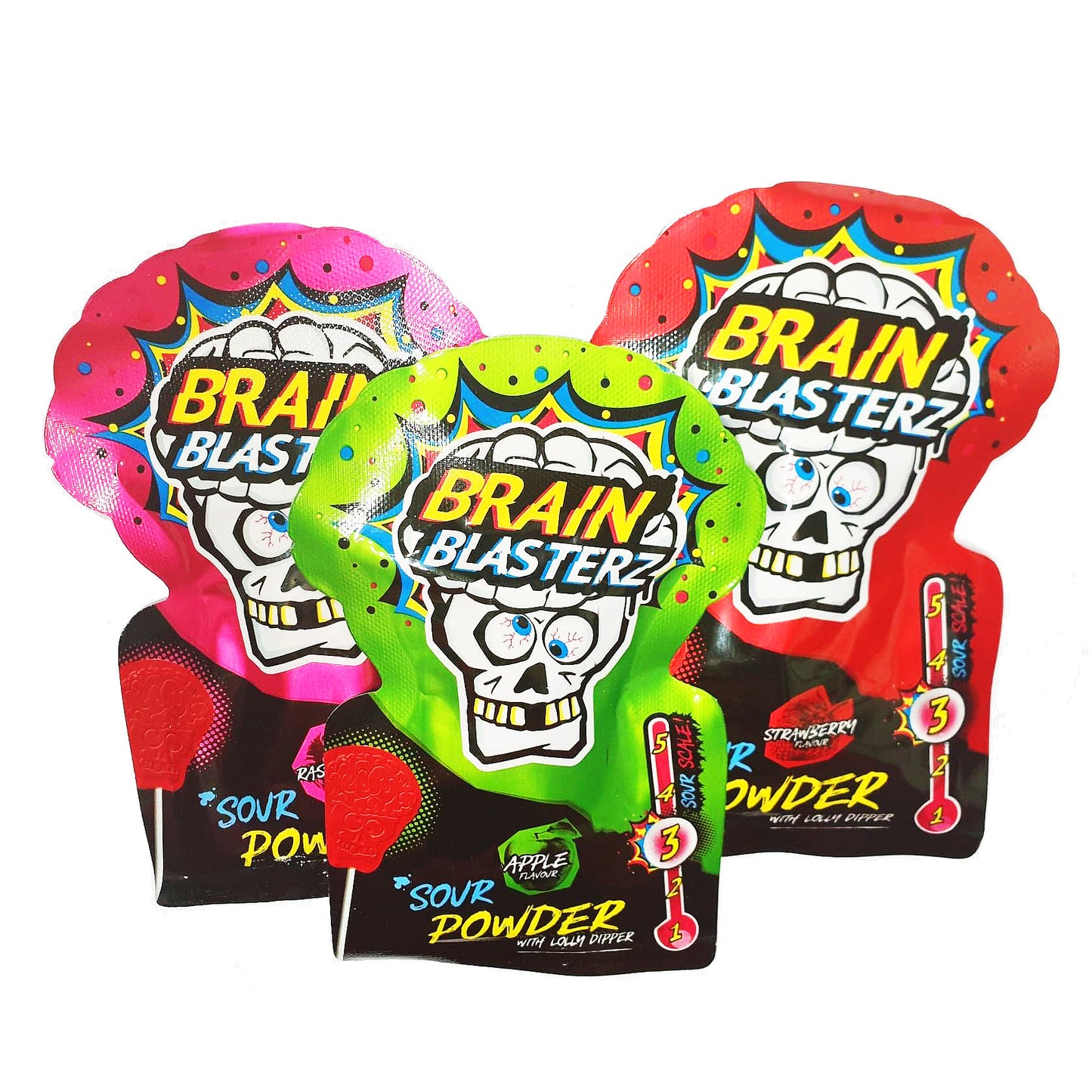 Brain Blasterz Sour Powder Dipper (Doos van 30) - AmerikaanseGroothandel.nl