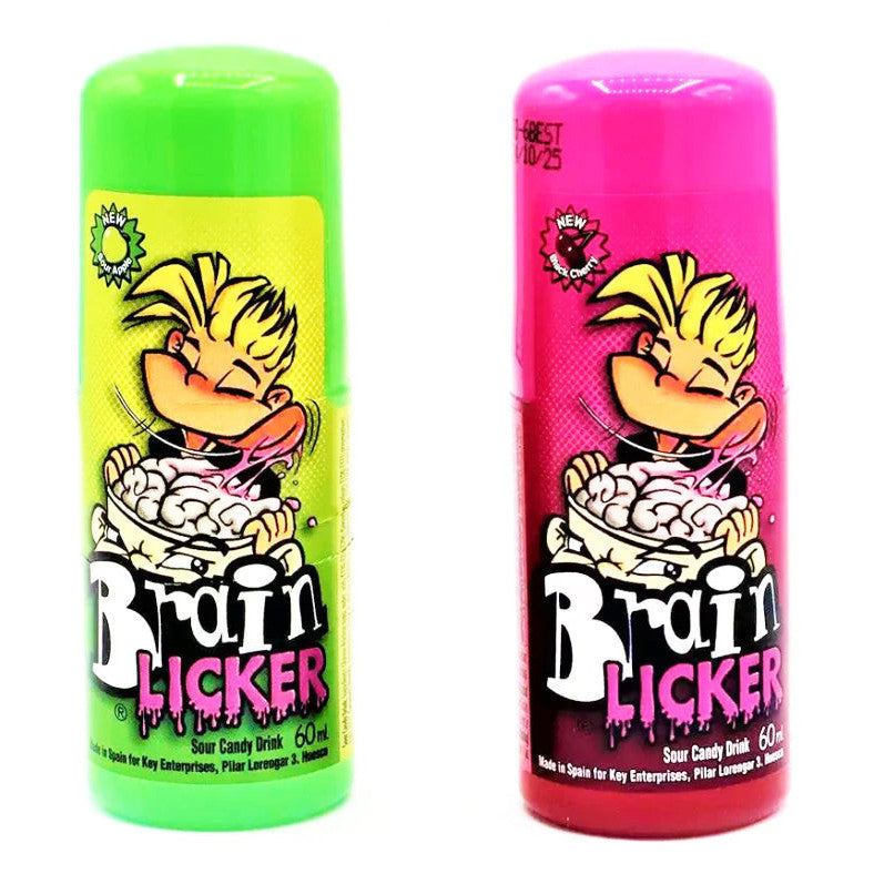 Brain Licker Roller Sour Cherry & Apple (12 x 60ml) - AmerikaanseGroothandel.nl