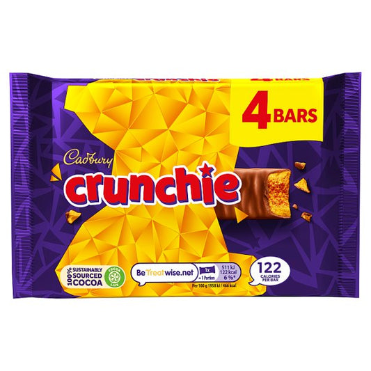 Cadbury Crunchie 4 Pack (10 x 104g) - AmerikaanseGroothandel.nl