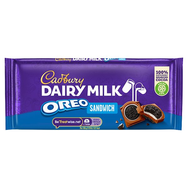 Cadbury Dairy Milk Oreo Sandwich (15 x 96g) - AmerikaanseGroothandel.nl