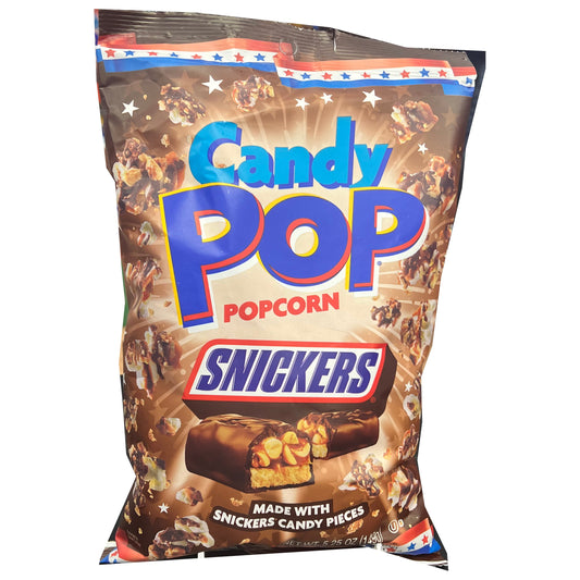 Candy Pop Popcorn Snickers (12 x 149g) - AmerikaanseGroothandel.nl