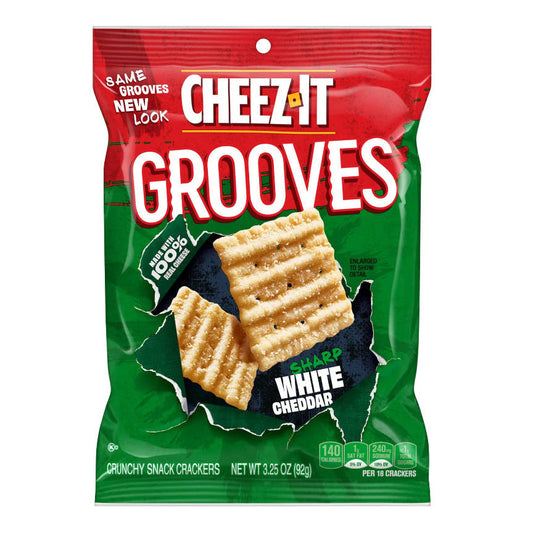 Cheez-It Grooves White Cheddar (6 x 92g) - AmerikaanseGroothandel.nl