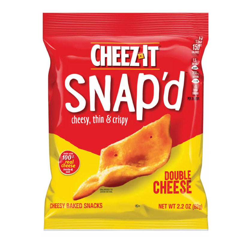 Cheez-It Snap'd Double Cheese (6 x 62g) - AmerikaanseGroothandel.nl