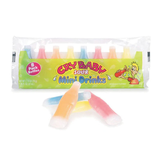 Cry Baby Sour Mini Drinks 8 Pack (12 x 79g) - AmerikaanseGroothandel.nl