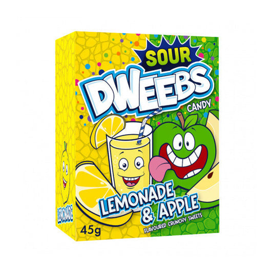 Dweebs Sour Lemonade & Apple (24 x 45g) - AmerikaanseGroothandel.nl