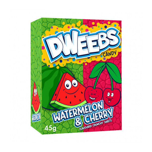 Dweebs Watermelon & Cherry (24 x 45g) - AmerikaanseGroothandel.nl