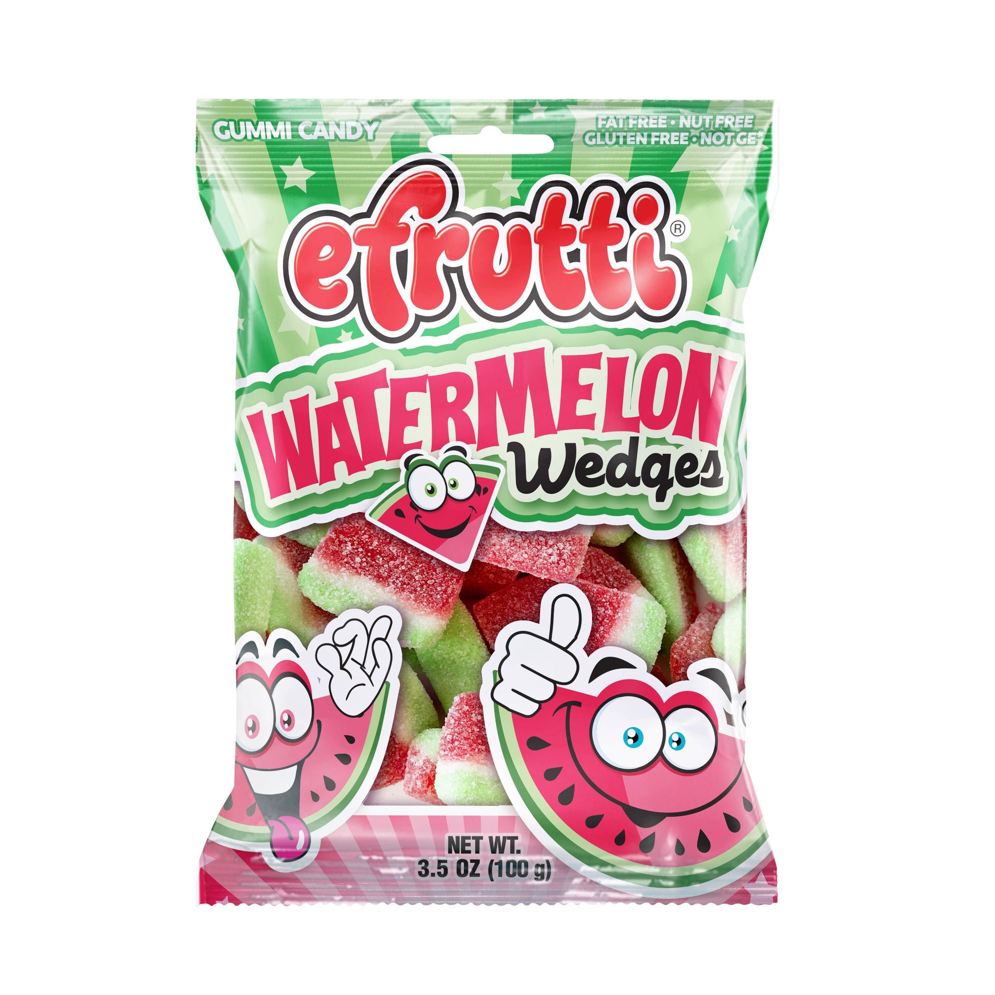 efrutti Watermelon Wedges (12 x 99g) - AmerikaanseGroothandel.nl