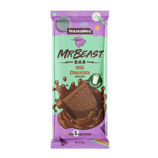 Feastables MrBeast Milk Chocolate Bar (10 x 60g) - AmerikaanseGroothandel.nl