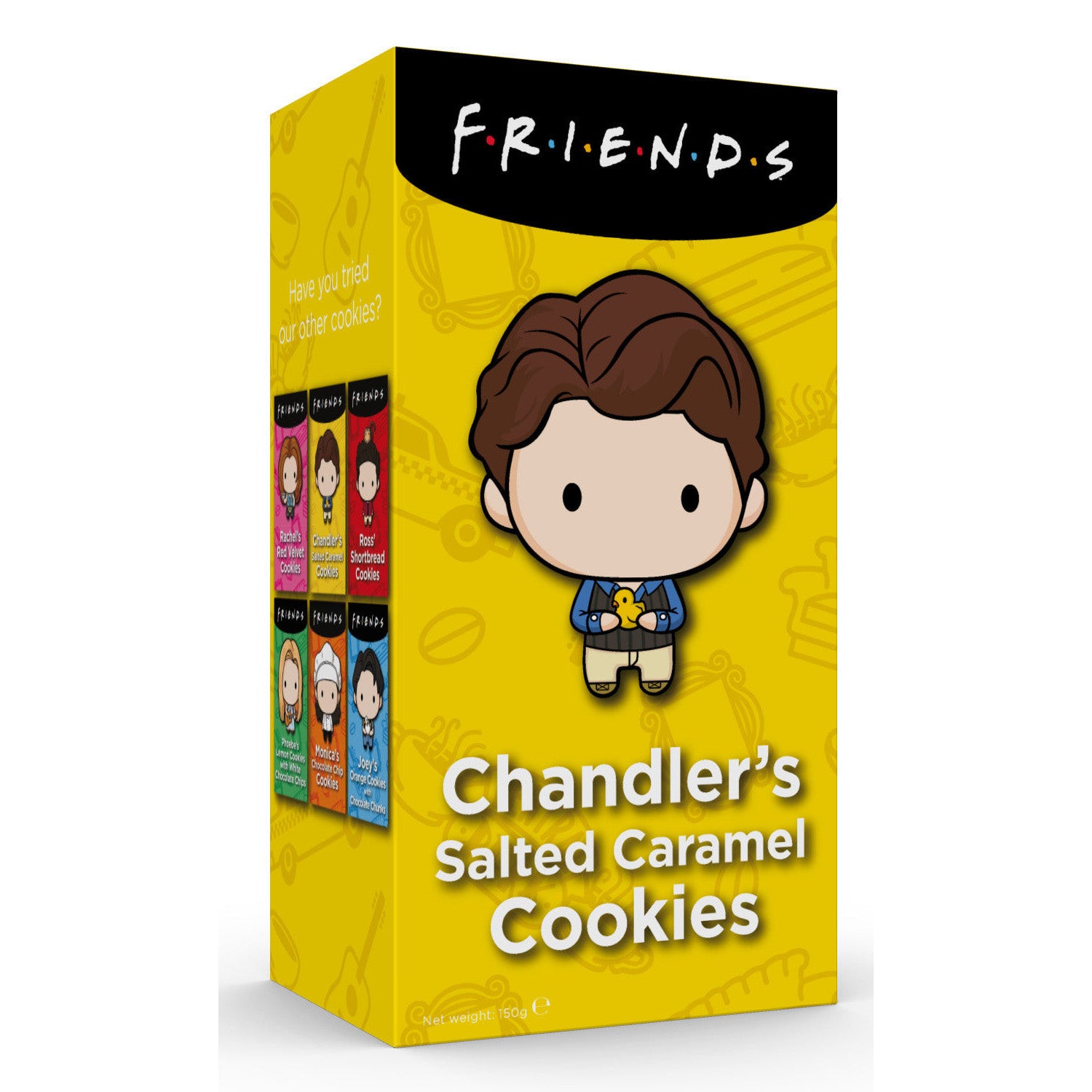 Friends Cookies Chandler's Salted Caramel (12 x 150g) - AmerikaanseGroothandel.nl