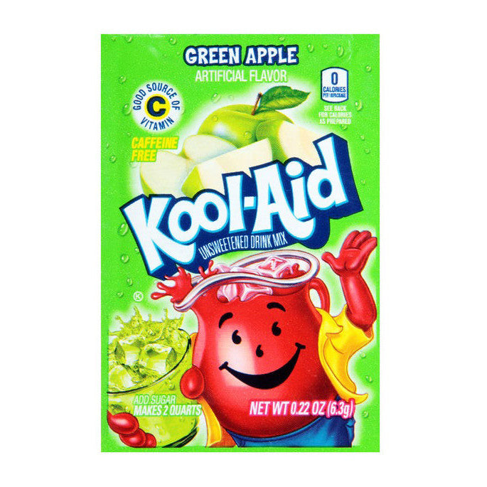 Kool-Aid Drink Mix Green Apple (Doos van 48) - AmerikaanseGroothandel.nl