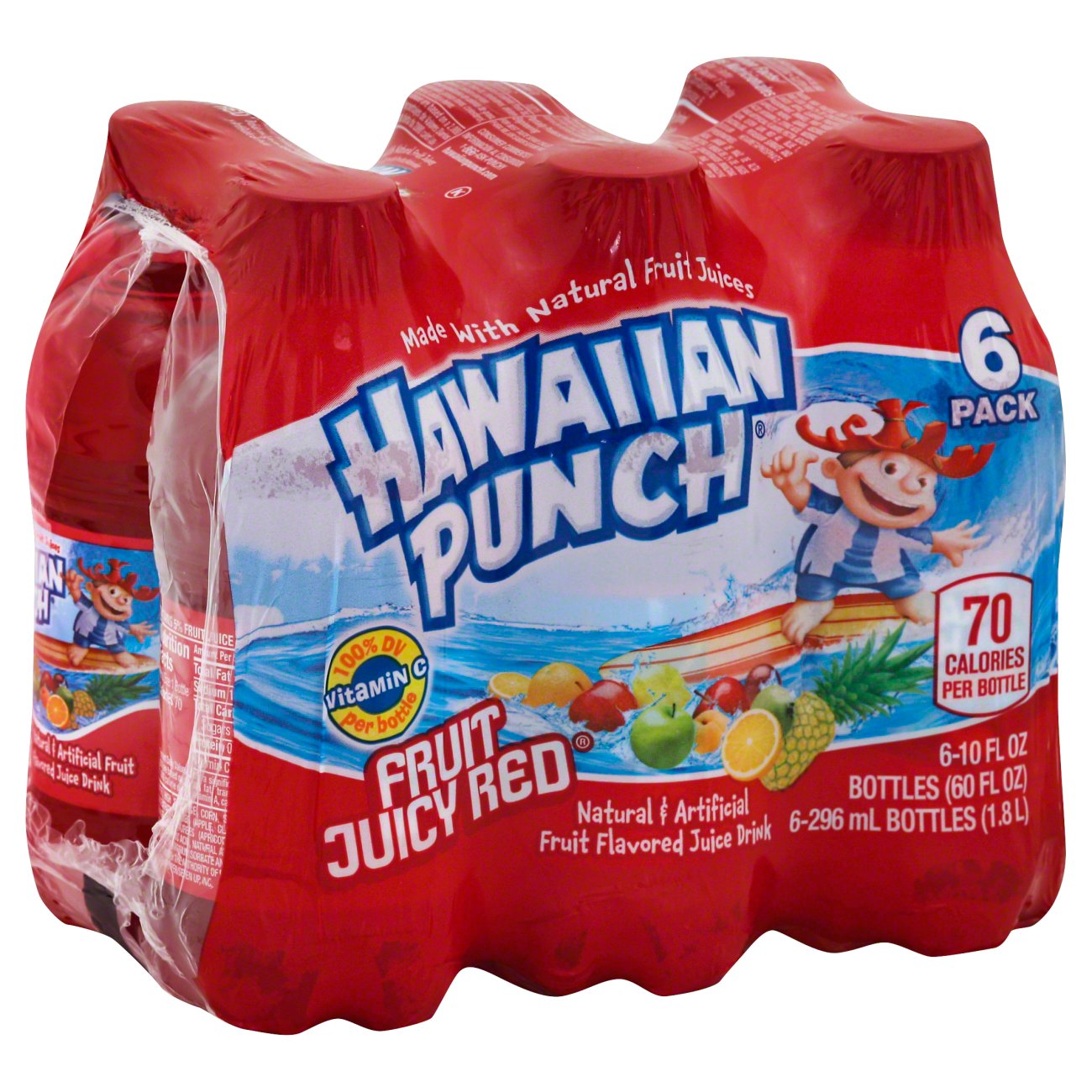 Hawaiian Punch Fruit Juicy Red 6 Pack (Doos van 4) - AmerikaanseGroothandel.nl