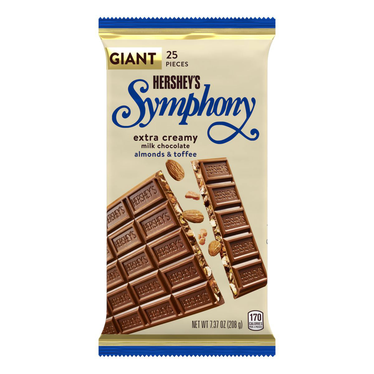 Hershey's Symphony with Almonds Giant (12 x 209g) - AmerikaanseGroothandel.nl