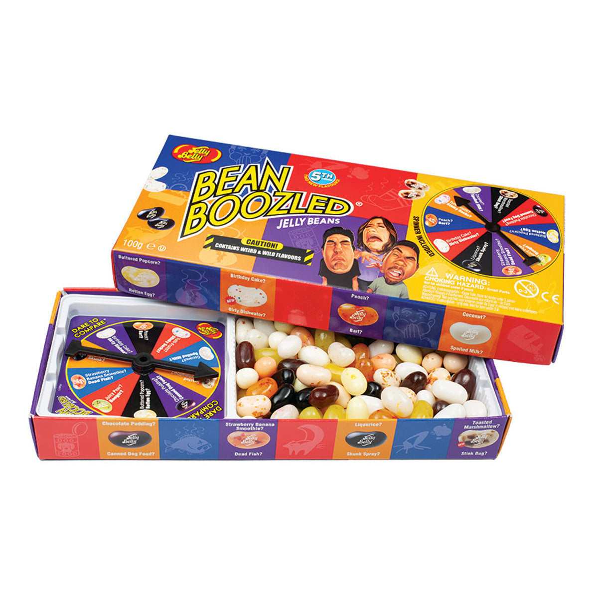 Jelly Belly Bean Boozled Jelly Beans 5th Edition (12 x 100g) - AmerikaanseGroothandel.nl