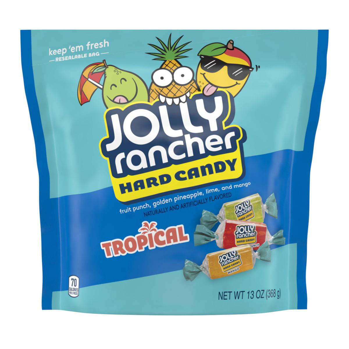 Jolly Rancher Hard Candy Tropical (8 x 369g) - AmerikaanseGroothandel.nl