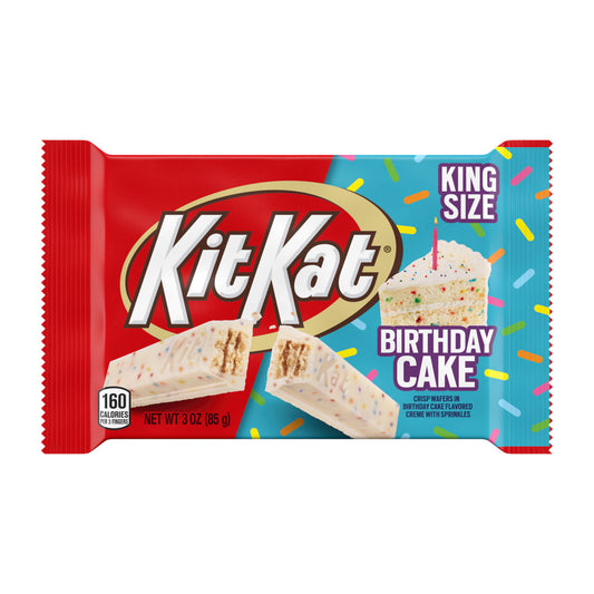 Kit Kat Birthday Cake King Size (24 x 85g) - AmerikaanseGroothandel.nl