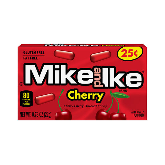 Mike and Ike Cherry Minis (24 x 22g) - AmerikaanseGroothandel.nl