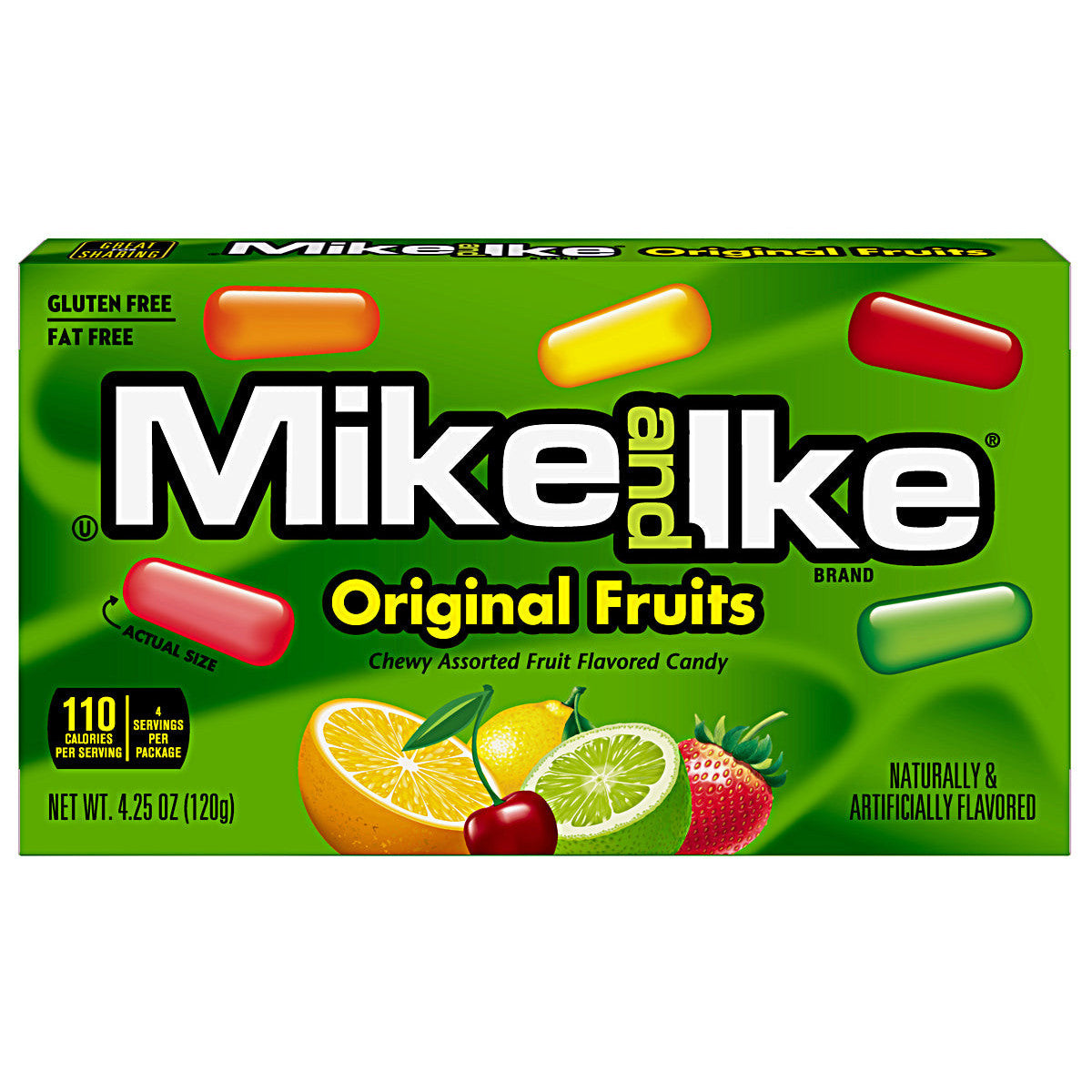 Mike and Ike Original Fruit (12 x 120g) - AmerikaanseGroothandel.nl