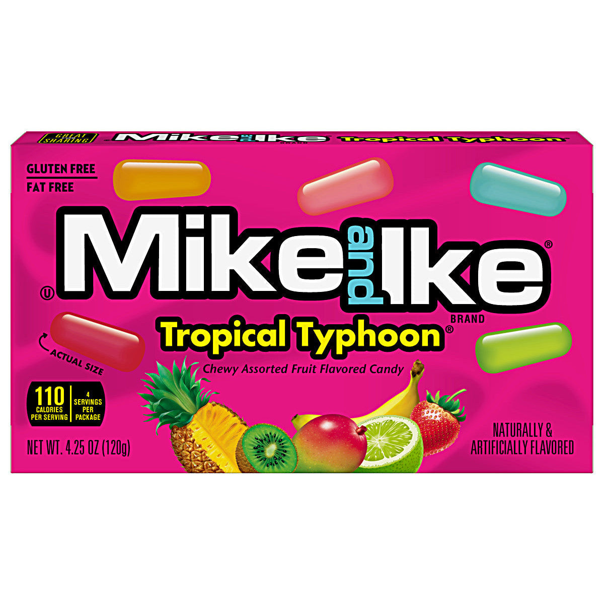 Mike and Ike Tropical Typhoon (12 x 120g) - AmerikaanseGroothandel.nl