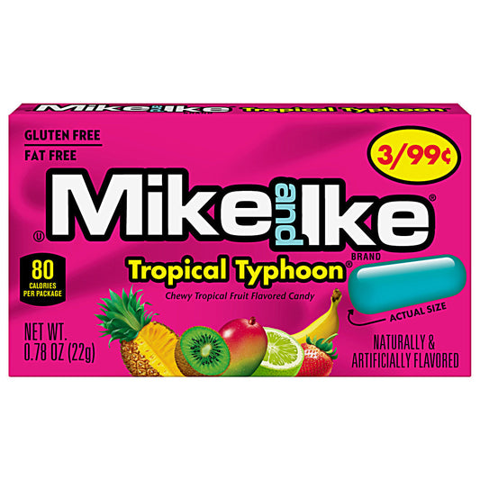 Mike and Ike Tropical Typhoon (24 x 22g) - AmerikaanseGroothandel.nl