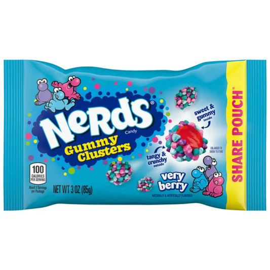 Nerds Gummy Clusters Very Berry (12 x 85g) - AmerikaanseGroothandel.nl