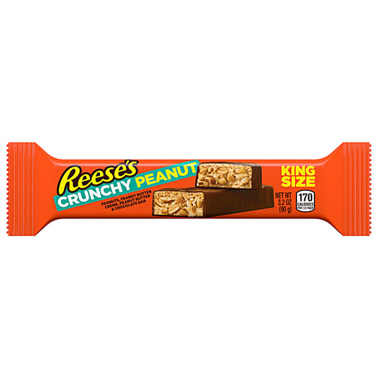 Reese's Bar Crunchy Peanut King Size (18 x 91g) - AmerikaanseGroothandel.nl