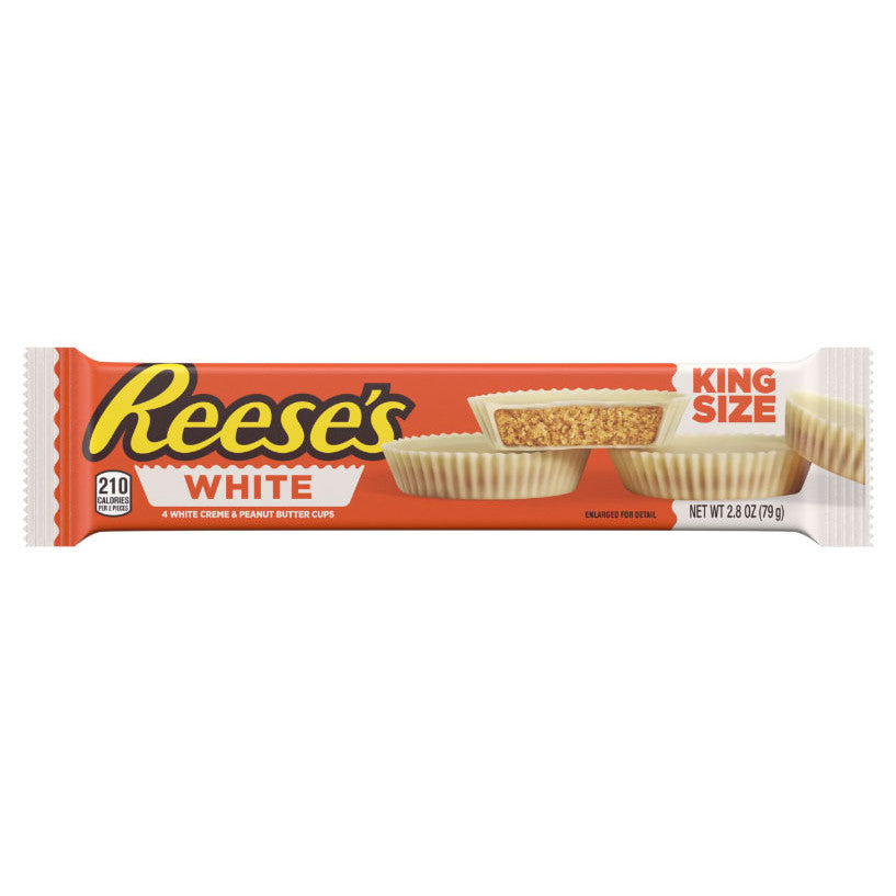 Reese's Peanut Butter Cups White King Size (18 x 79g) - AmerikaanseGroothandel.nl