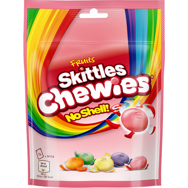 Skittles Chewies Fruit (16 x 137g) - AmerikaanseGroothandel.nl