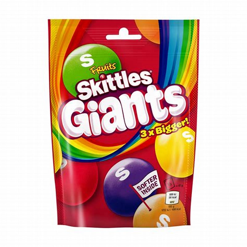 Skittles Giants Fruits (15 x 132g) - AmerikaanseGroothandel.nl