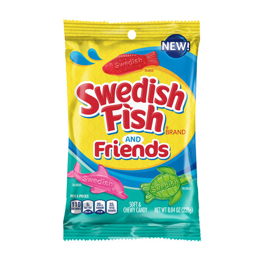 Swedish Fish and Friends (12 x 228g) - AmerikaanseGroothandel.nl