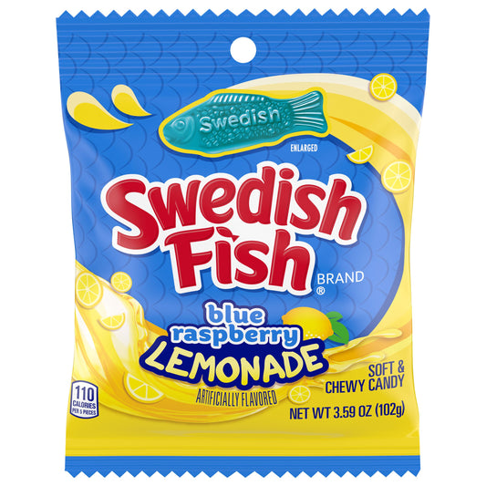 Swedish Fish Blue Raspberry Lemonade (12 x 102g) - AmerikaanseGroothandel.nl