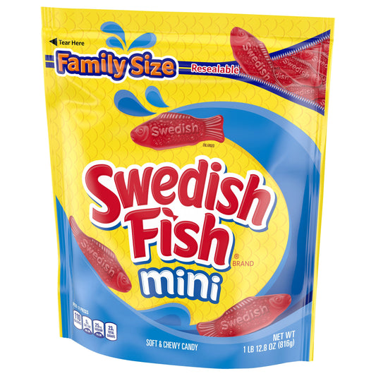 Swedish Fish Mini Family Size (4 x 816g) - AmerikaanseGroothandel.nl