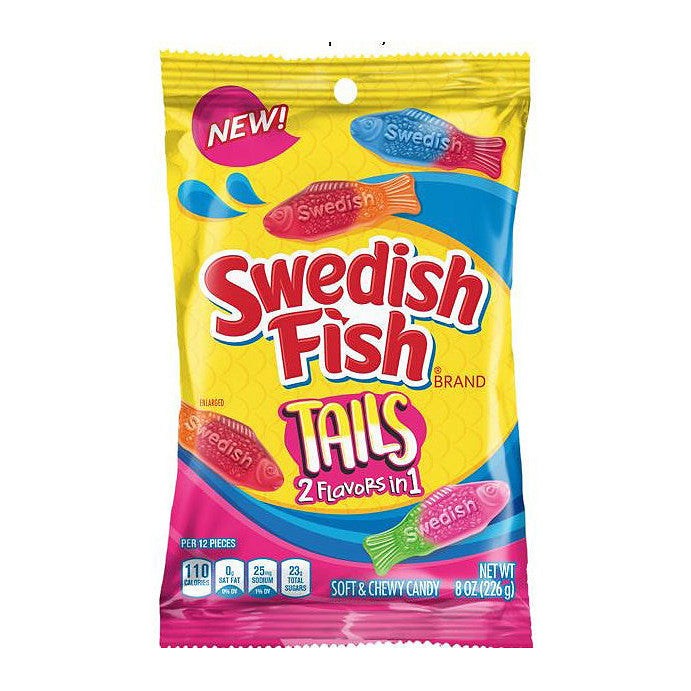 Swedish Fish Tails (12 x 226g) - AmerikaanseGroothandel.nl