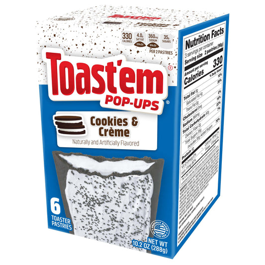 Toast'em Frosted Cookies & Cream (12 x 288g)