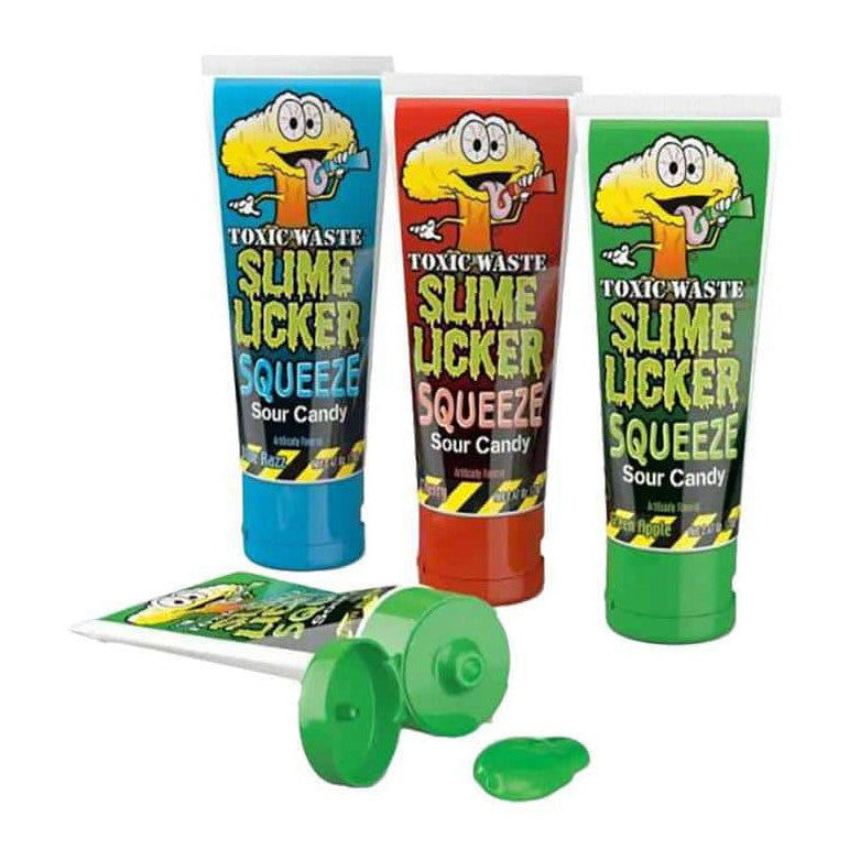 Toxic Waste Slime Licker Squeeze Sour Candy (12 x 70g)