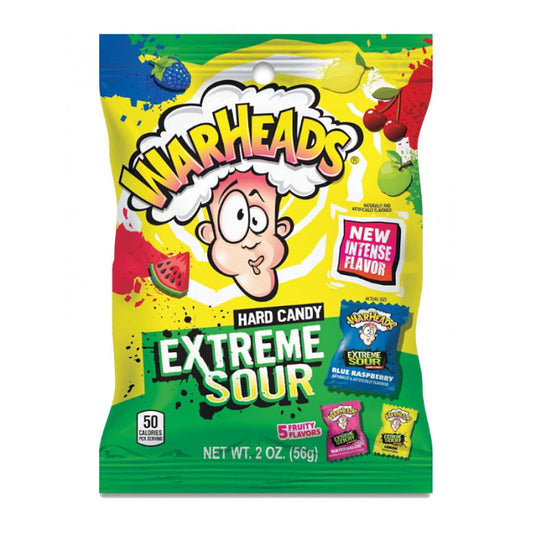 Warheads Extreme Sour Hard Candy (12 x 56g)